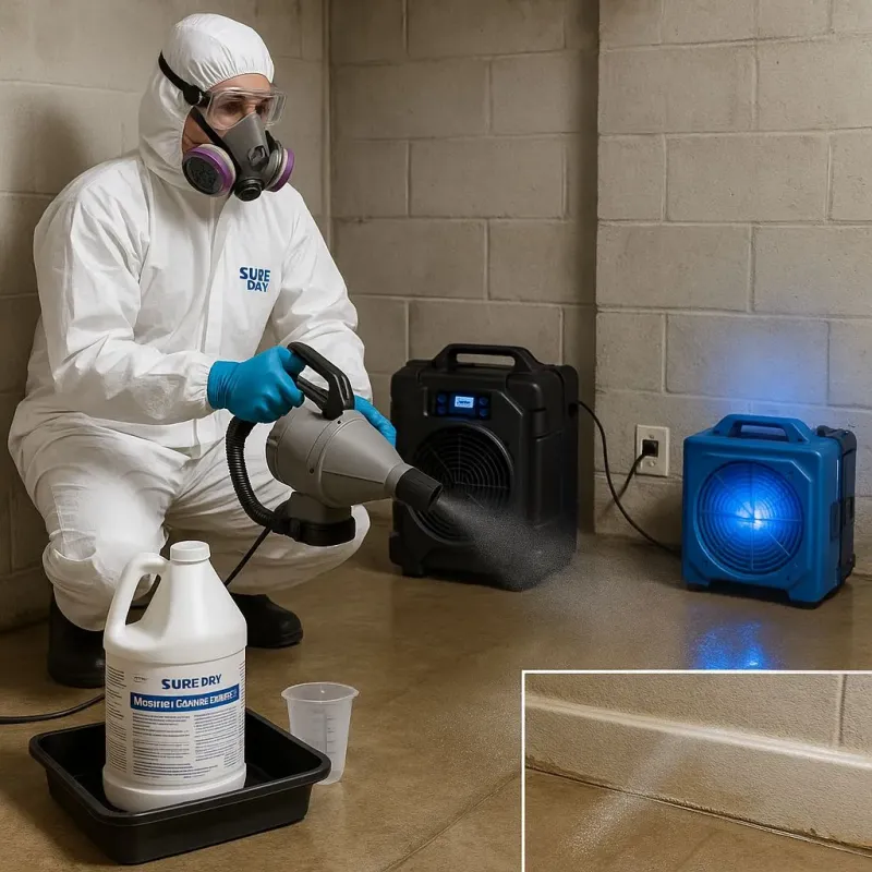 Sanitization and Odor Removal process in Frederic, WI