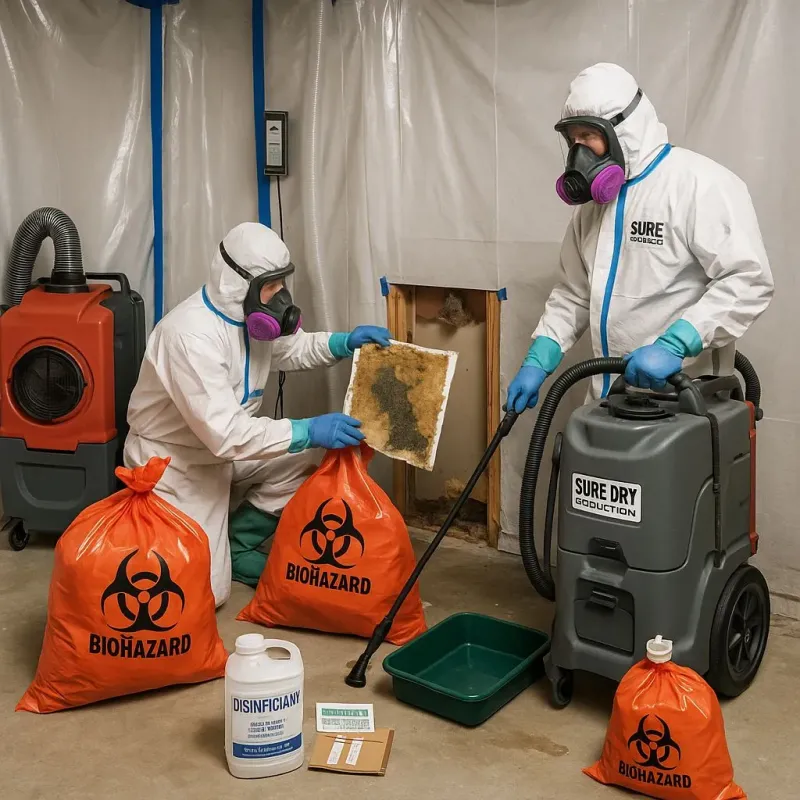 Contaminated Water Handling Protocols process in Frederic, WI