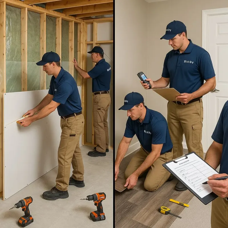 Repairs and Reconstruction process in Frederic, WI
